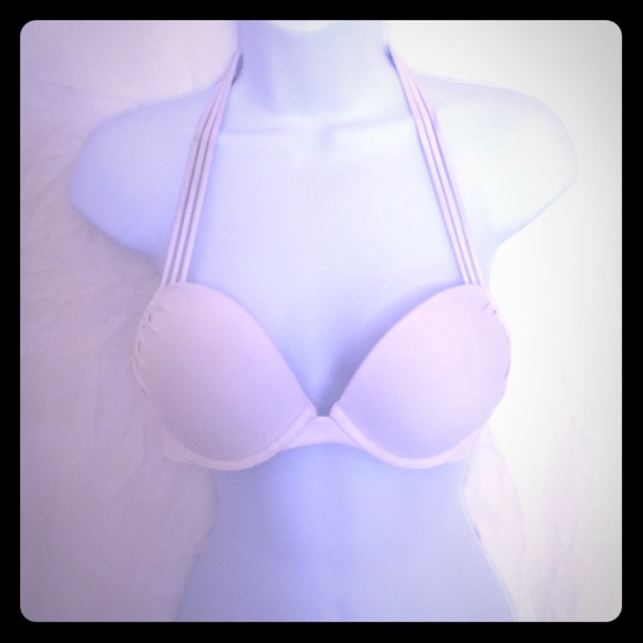 Victoria's Secret Other - Victoria's Secret white halter padded bikini top
